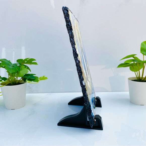 Our Lady of Charity a photo plaque, Natural Stone Frame - Picture 2 of 8